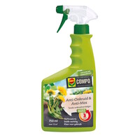 Anti-onkruid | anti-mos spray totale onkruidbestrijder 750 ml (ca. 7,5 m²)