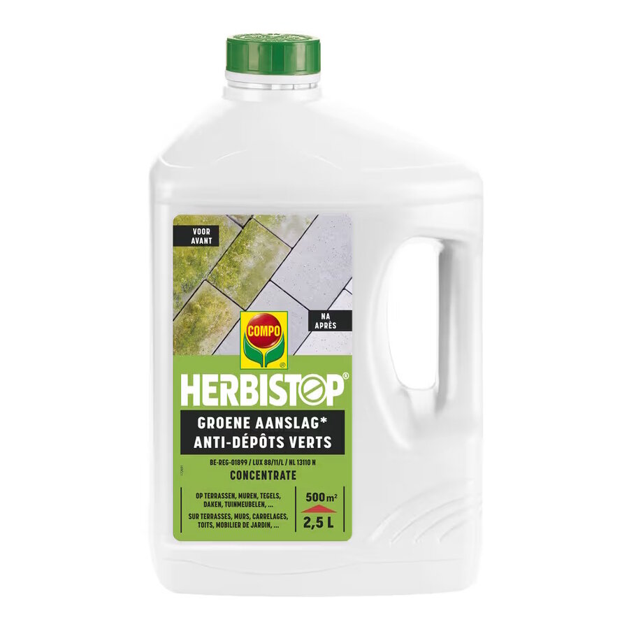 Groene aanslag reiniger concentraat 2,5 liter | voor ca. 500 m²