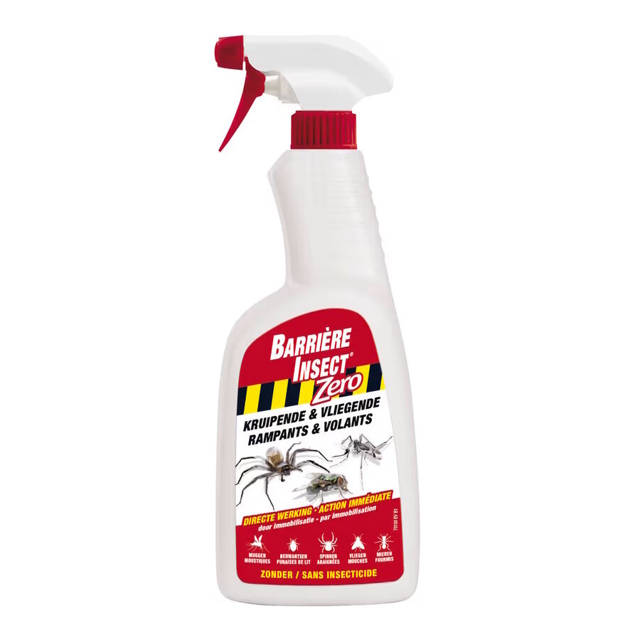 Barrière Insect Zero Insecticide spray 500 ml | insecticidevrij tegen vliegende en kruipende insecten