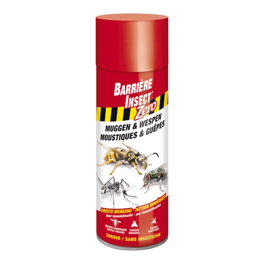 Insectenspray Zero tegen muggen en wespen | spuitbus 400 ml