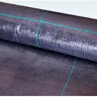 Antiworteldoek | gronddoek | zwart | met markeringsstrepen