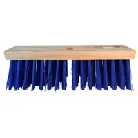 Stalbezem PVC blauw 36 cm | zichtbare vezellengte 110 mm | FSC
