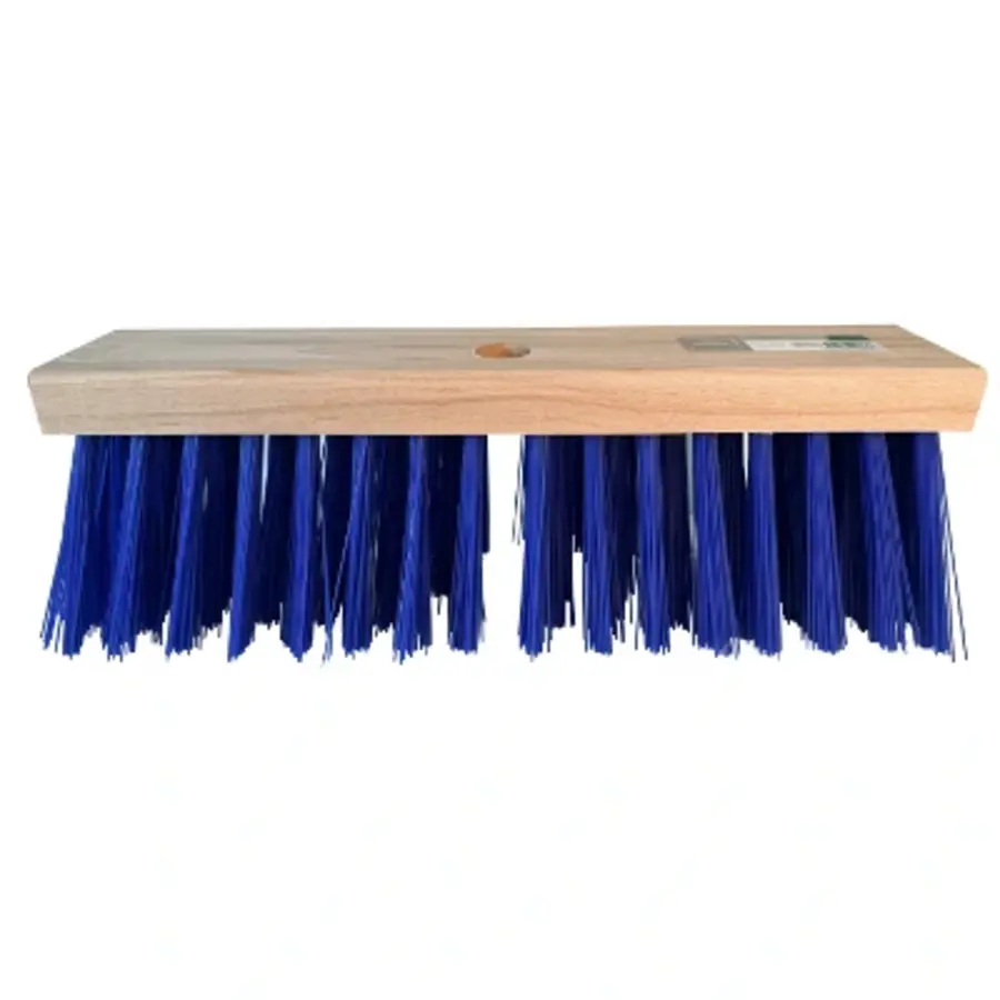 Stalbezem PVC blauw 36 cm | zichtbare vezellengte 110 mm | FSC