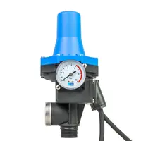 Pumpcontrol drukschakelaar met manometer | 1 inch buitendraad | droogloopbeveiliging