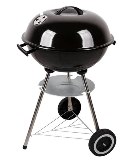 Junai.nl BBQ bol groot &Oslash;44 cm &VerticalLine; houtskoolbarbecue met deksel &VerticalLine; hoogte 70 cm