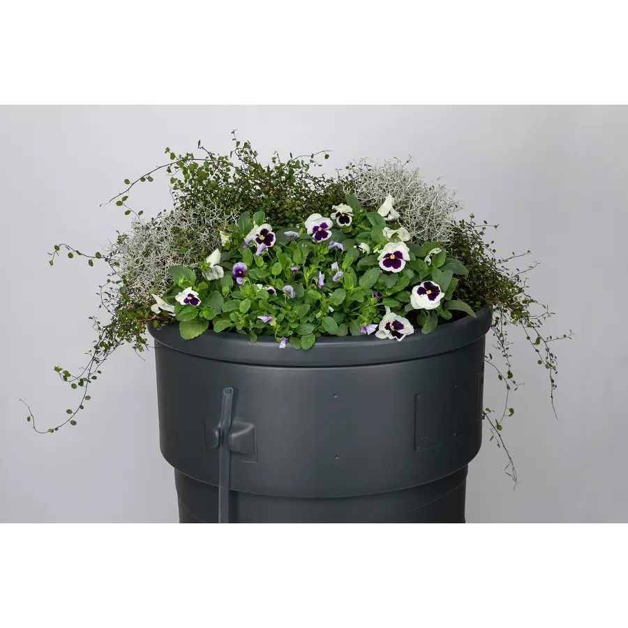 Regenton GardenPlanter 230 liter | 49 x 64 x 115 cm | inclusief kraan, filter en slang