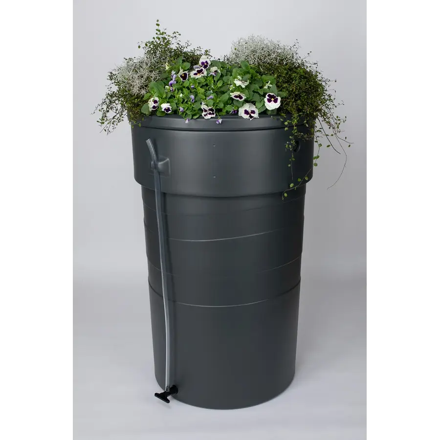 Regenton GardenPlanter 230 liter | 49 x 64 x 115 cm | inclusief kraan, filter en slang