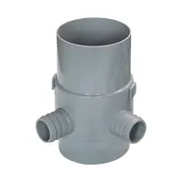 Regenton vulautomaat duo voor regenpijp 70–80 mm | 2 aansluitingen met winterstand