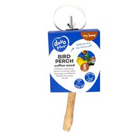 Koffiehout vogelzitstok bruin | natuurlijke zitstok 30 of 50 cm
