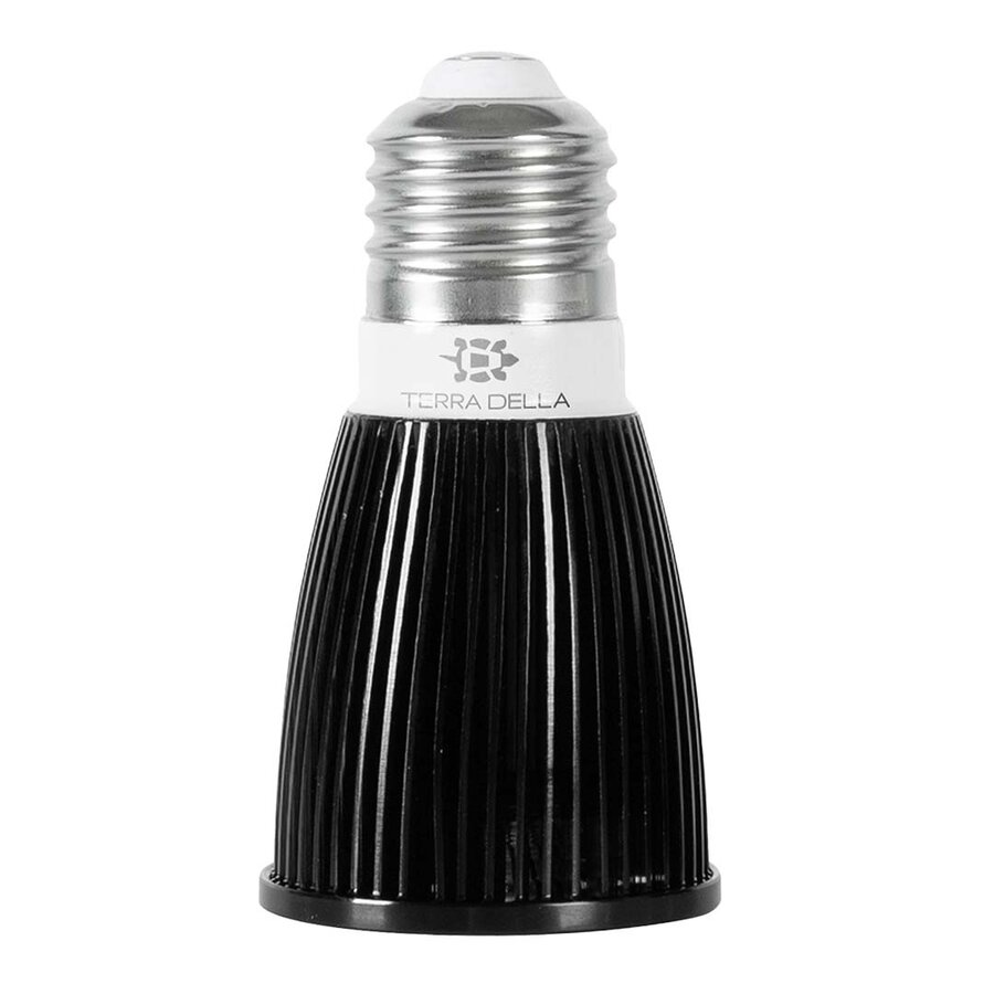 LEDlamp UVB woestijn zwart | energiezuinige UVB/UVA LED spot 3W | 5x5x9 cm