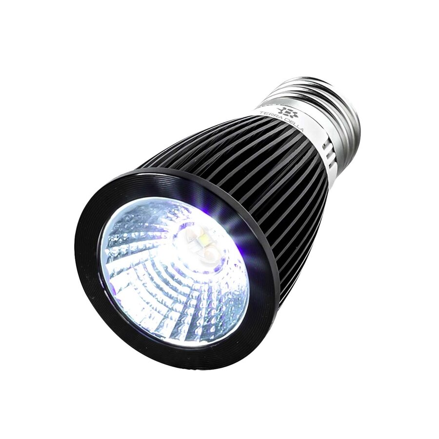 LEDlamp UVB woestijn zwart | energiezuinige UVB/UVA LED spot 3W | 5x5x9 cm