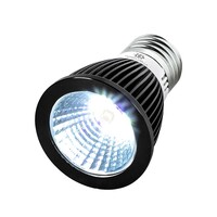 LEDlamp UVB tropisch zwart | 3W | 5x5x7 cm | UVA + UVB terrariumspot