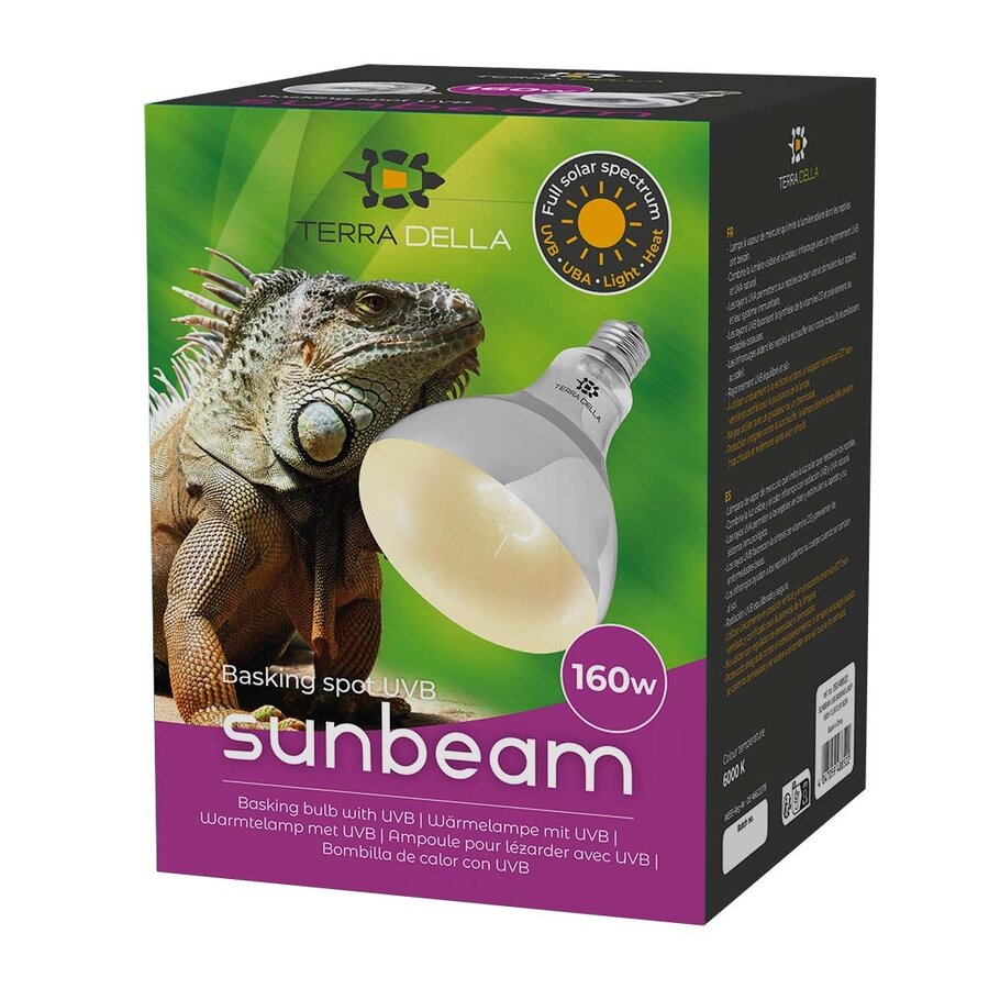 UVB zonnelamp voor reptielen | 75W 100W 125W 160W | UVA UVB en warmte