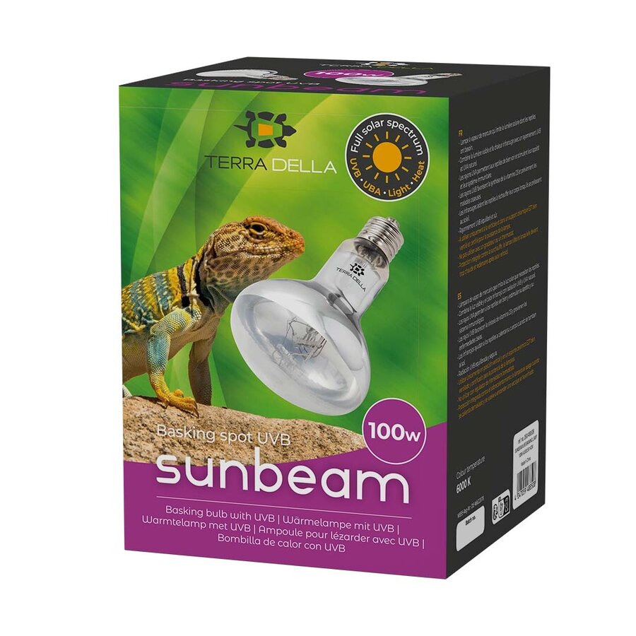 UVB zonnelamp voor reptielen | 75W 100W 125W 160W | UVA UVB en warmte