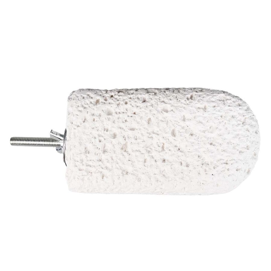 Calcium vogelplatform wit 11x6x3 cm | zitplatform voor snavel en nagels