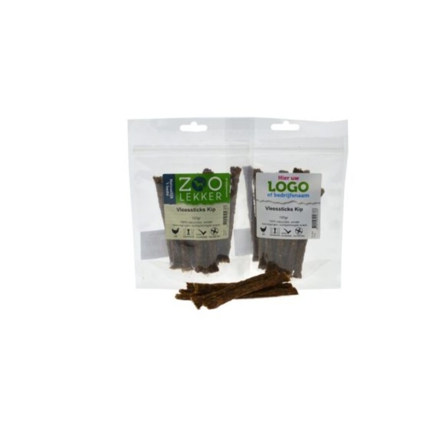 Vleessticks kip | graanvrij en hypoallergeen | 100 gram