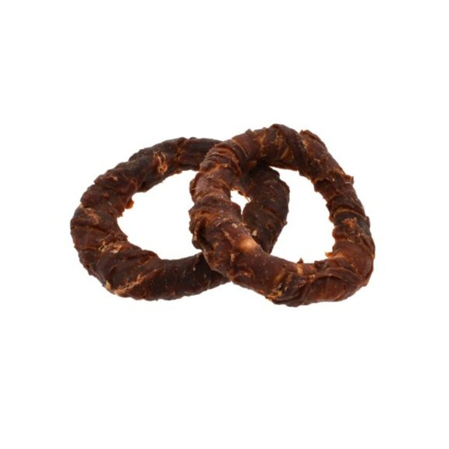 Donut hondensnack met eend omhuld | 160 g | bulkverpakking 10 stuks