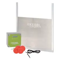 Automatische kippendeur met schuifdeur 43 x 40 cm | timer + lichtsensor