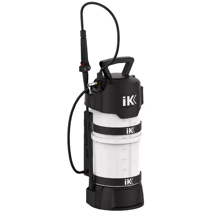 Accu schuimsproeier 6 liter | professionele foamspuit met compressor en 3 schuimstanden