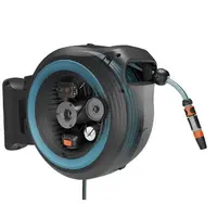 Accu wandslangenbox PowerRoll XXL set 40 m | automatisch oprollen | inclusief accu en lader