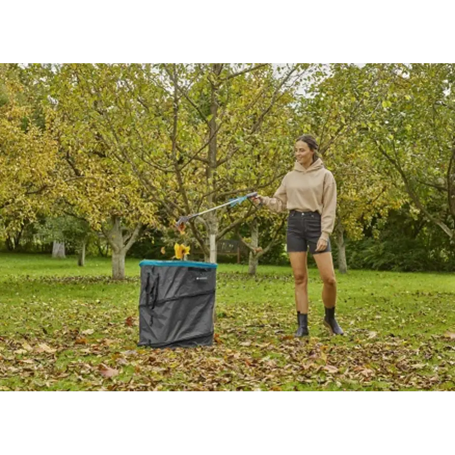 Pop-up tuinafvalzak vierkant 127L | verstelbare hoogte | 46 x 46 x 60 cm
