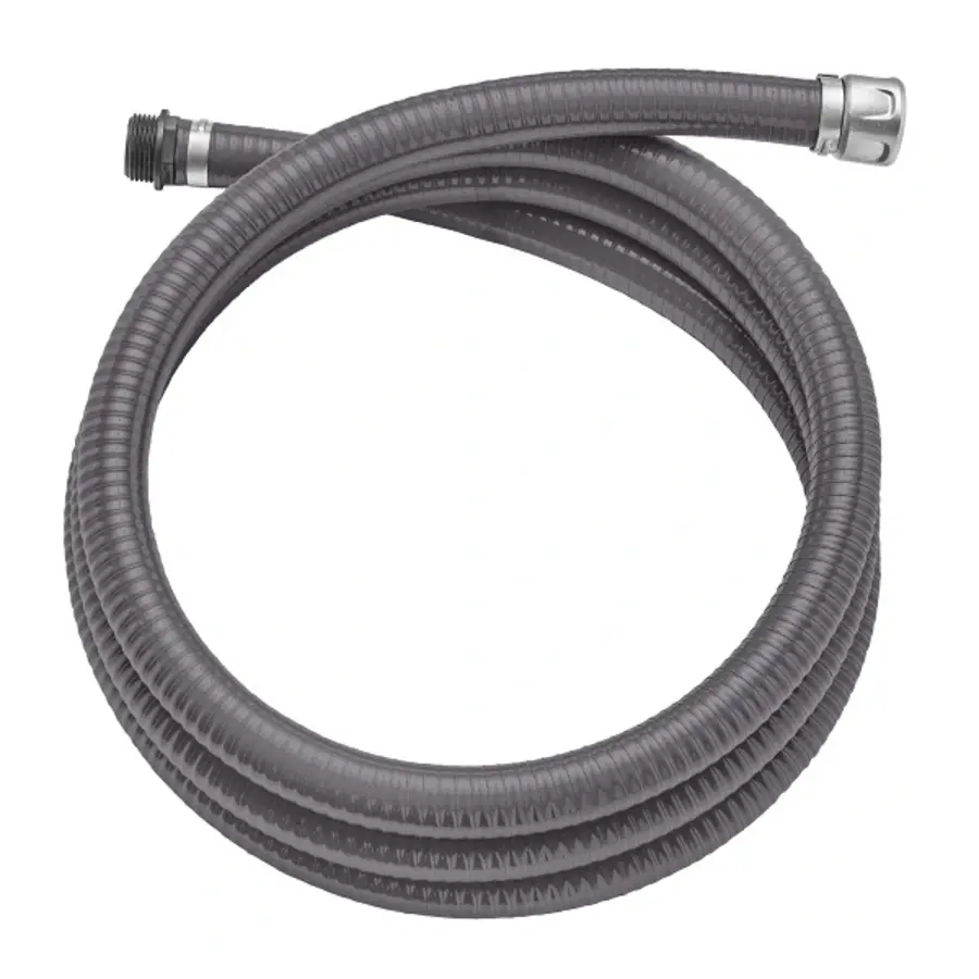 Aanzuigslang 25 mm (1 inch) 4 m | vacuümbestendige spiraalslang | G1 (33,3 mm) aansluitmoer