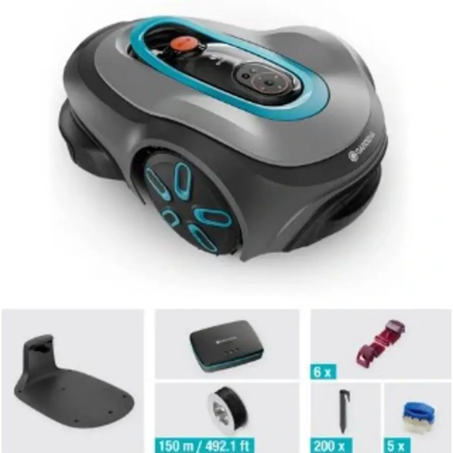 Robotmaaier SILENO max 800 | voor gazons tot 800 m² | Trim-to-Edge | app gestuurd