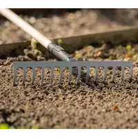 PureLine tuinhark 36 cm | 14 tanden | FSC 100% houten steel