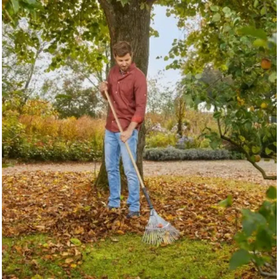 PureLine verstelbare bladhark met verstelbare werkbreedte 30–50 cm | FSC 100% houten steel