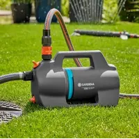 Besproeiingspomp 5000 Silent set | 5100 l/u | 3,7 bar | 550 W | met 20 m slang + 3,5 m aanzuigunit