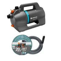 Besproeiingspomp 5000 Silent set | 5100 l/u | 3,7 bar | 550 W | met 20 m slang + 3,5 m aanzuigunit