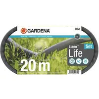 Textielslang Liano Life set | 10 m, 20 m of 30 m | 13 mm (1/2") | inclusief koppelingen en sproeier