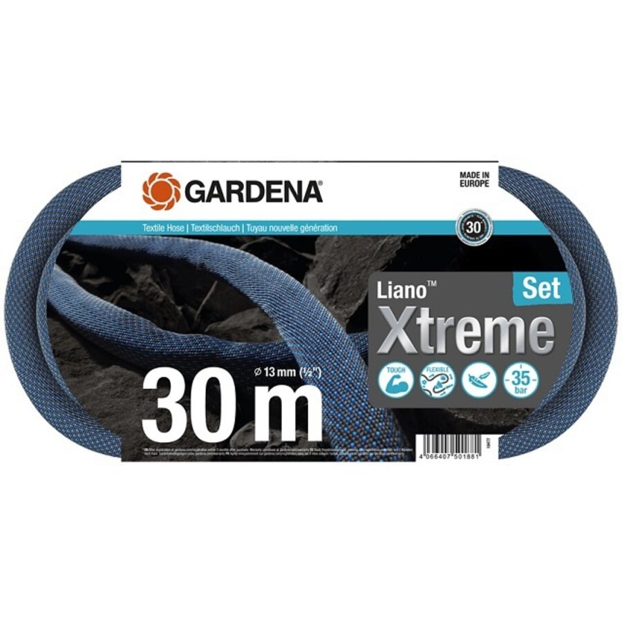 Textiel tuinslang set Liano Xtreme | 13 mm (1/2) | 15 m | 20 m | 30 m