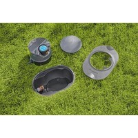 Ondergrondse gazonsproeier op zonne-energie | tot 320 m² | bereik tot 10 m
