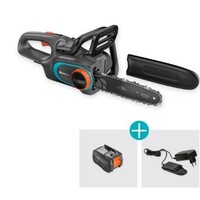 Accu kettingzaag set 18V | 25 cm zaagblad | 8 m/s | incl. 4,0Ah accu + lader