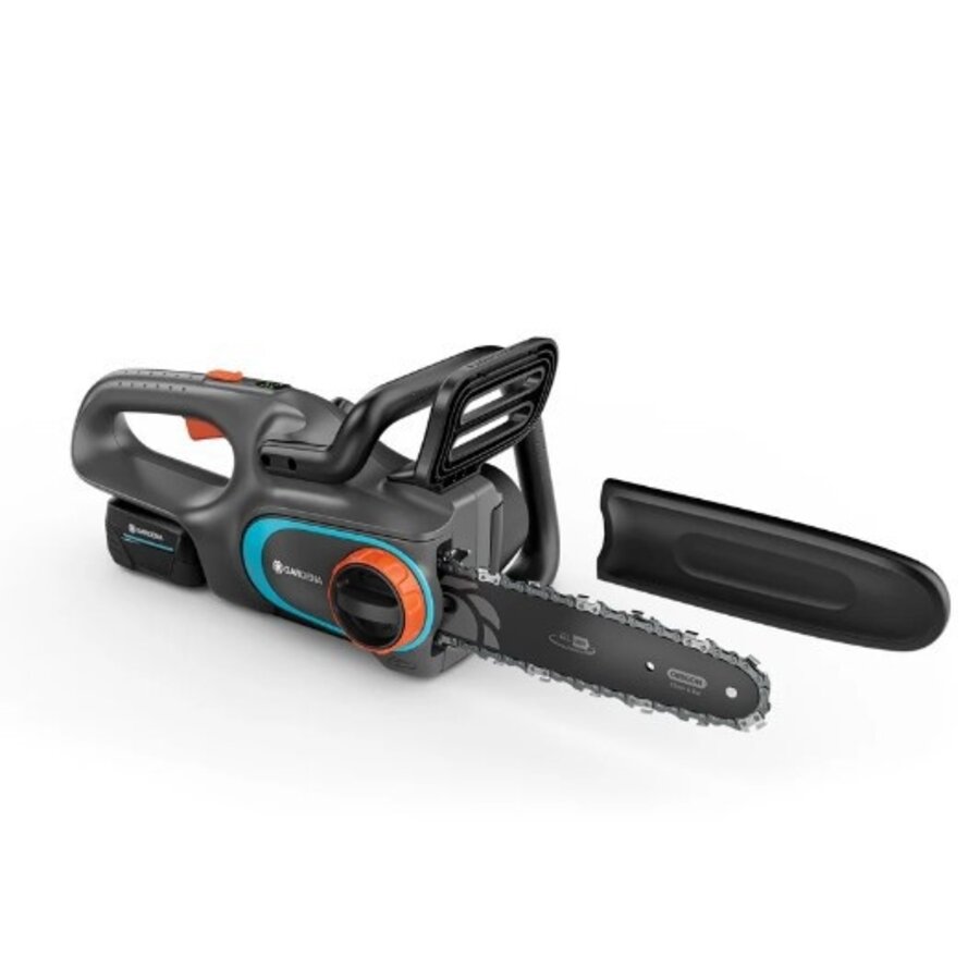 Accu kettingzaag set 18V | 25 cm zaagblad | 8 m/s | incl. 4,0Ah accu + lader