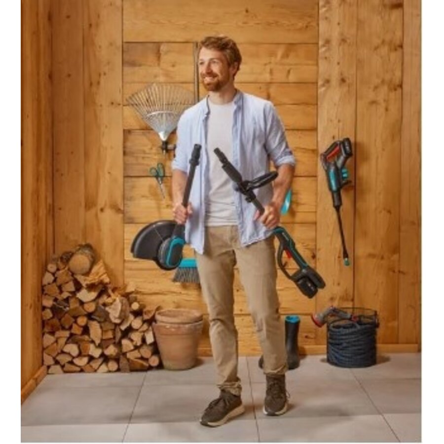 Accu grastrimmer PowerTrim 30/18V | 30 cm | set met 4,0Ah accu en lader