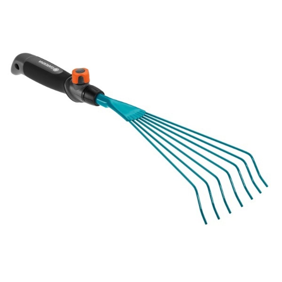 Combisystem bladharkje 12 cm | compact harkje voor bladeren en tuinafval