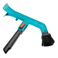 Combisystem gootreiniger | dakgoot reinigen met borstel, schraper en wateraansluiting