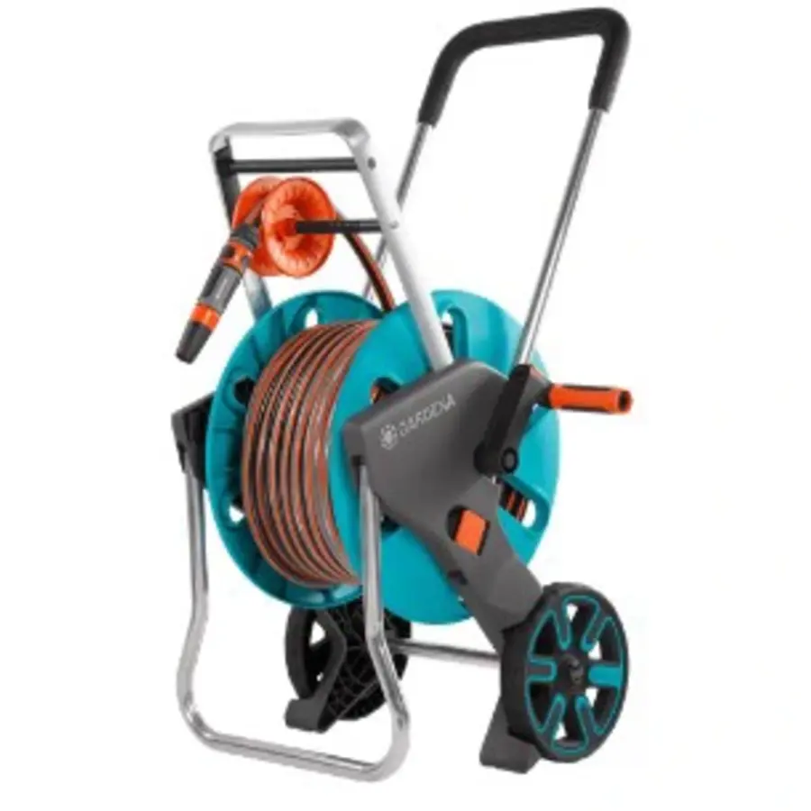 AquaRoll M Easy set slangenwagen | 20 m tuinslang 1/2" | complete aansluitset