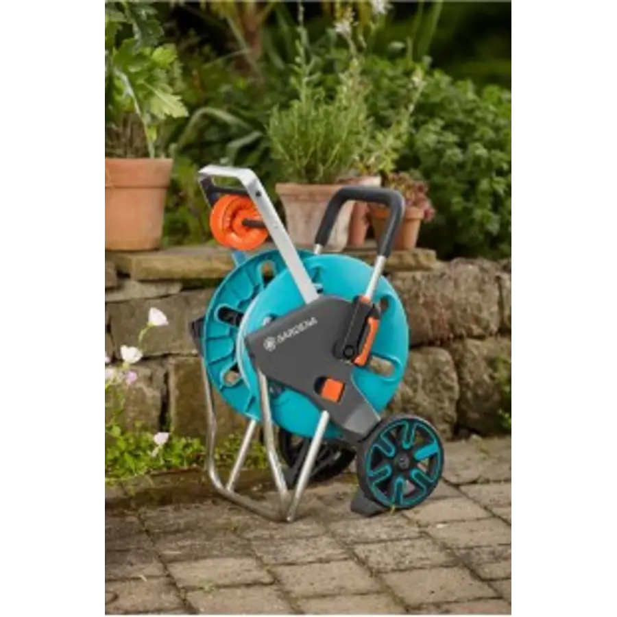 AquaRoll M Easy set slangenwagen | 20 m tuinslang 1/2" | complete aansluitset