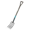 Spitvork 4-tands met houten D-greep 117 cm