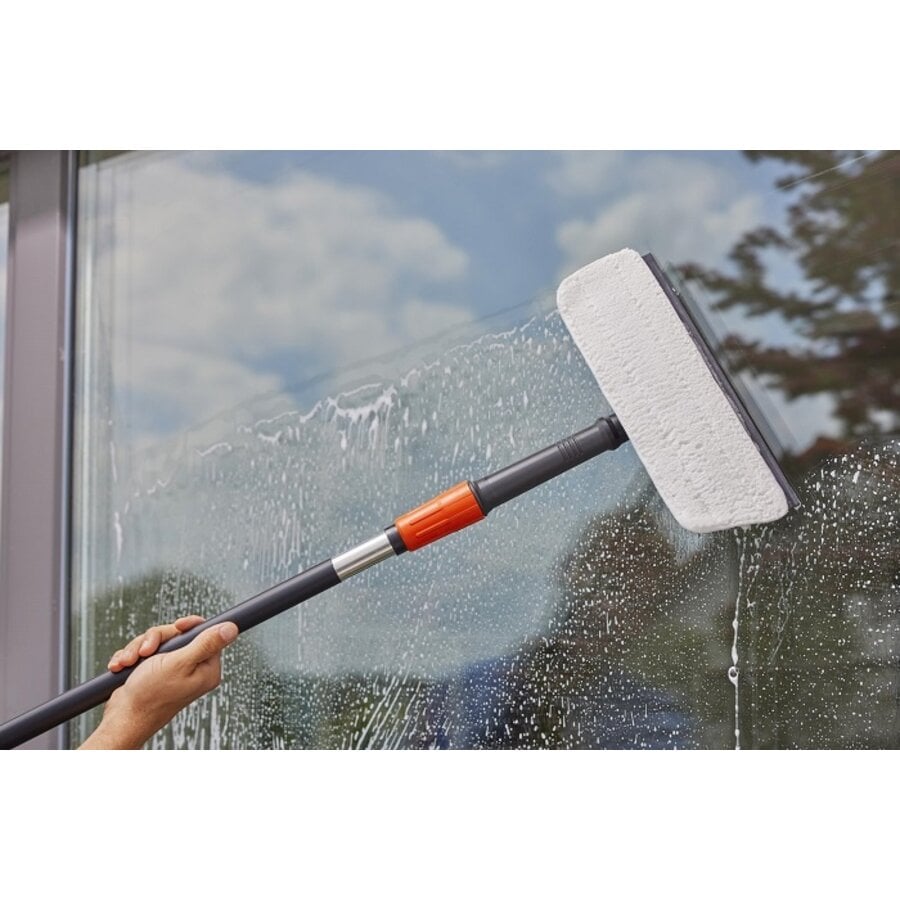 Cleansystem raamwisser 31 cm | wateraansluiting | microvezeldoek + trekker