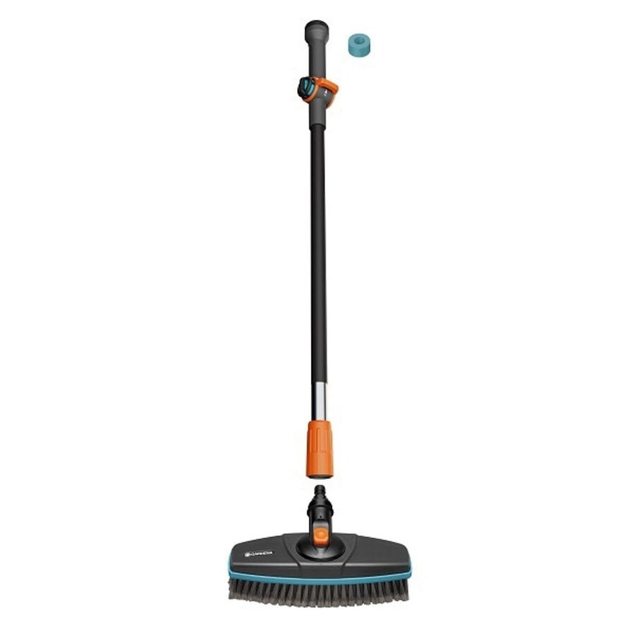 Cleansystem wasset met 90 cm steel | zachte wasborstel met waterdoorvoer