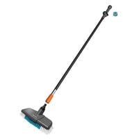 Wasset met steel hard | watervoerende terrasborstel set | steel 150 cm