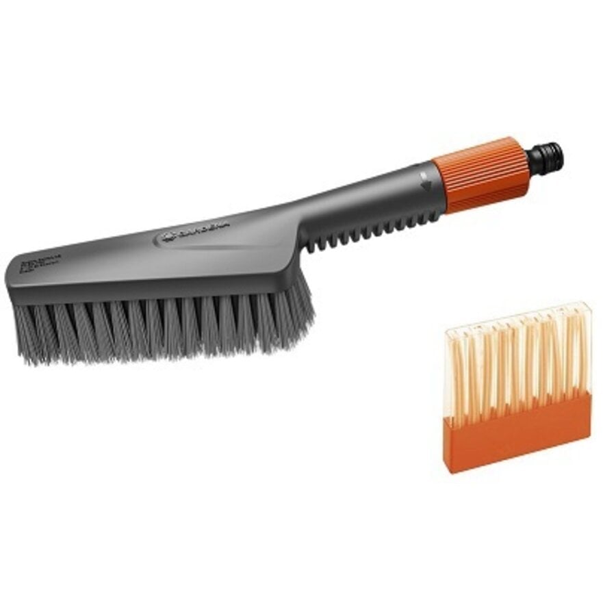 Cleansystem wasset met borstel S zacht | watervoerende handwasborstel
