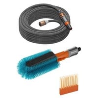 Cleansystem fiets wasset set met waterdoorvoerborstel | textielslang 15 m | reinigingssticks