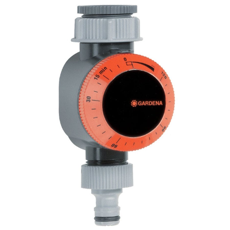 Watertimer | mechanisch | 5-120 min | automatische stop | kraanaansluiting 3/4 en 1 inch
