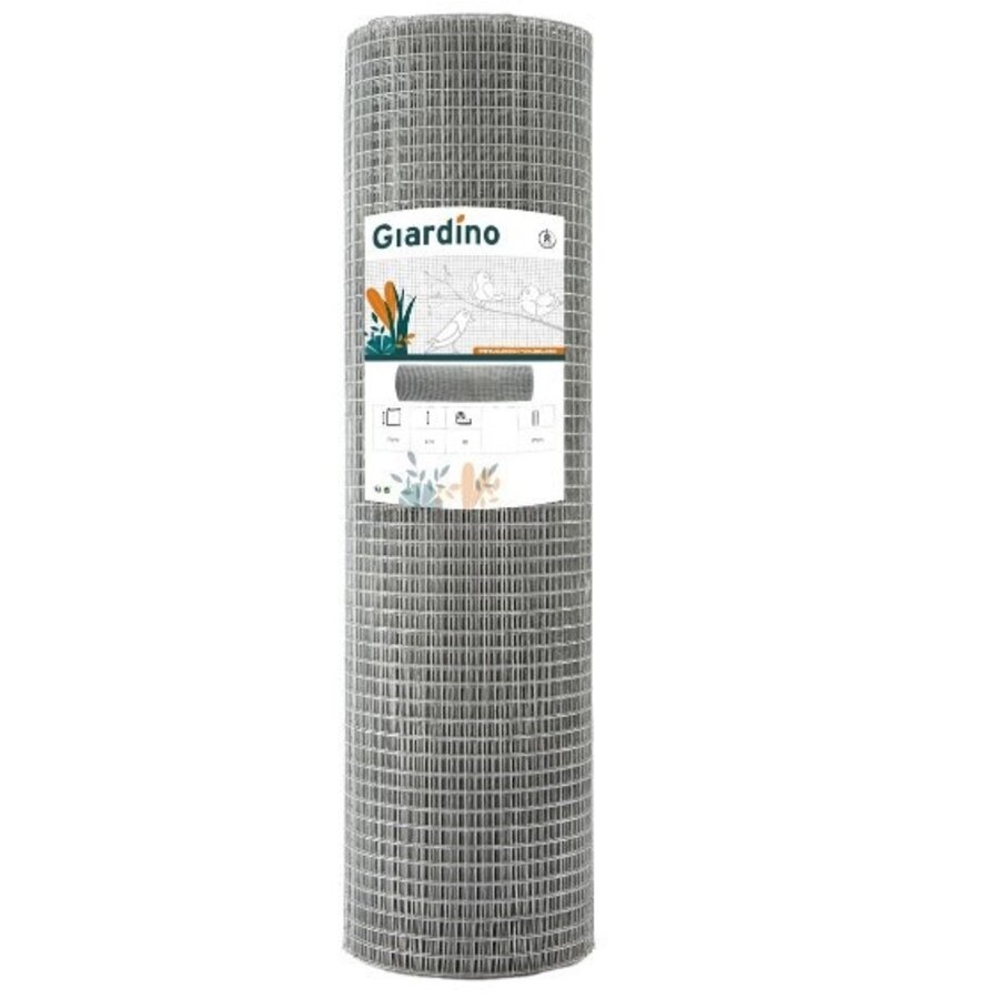 Gelast gaas verzinkt 16 mm | draaddikte 1,2 mm | 1,01 m x 25 m rol