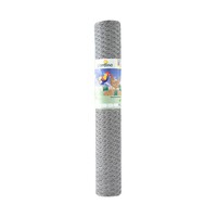 Zeskant gaas verzinkt 25 mm | draaddikte 0,8 mm | 100 cm hoog | rol 5 m | 10 m | 25 m | 50 m